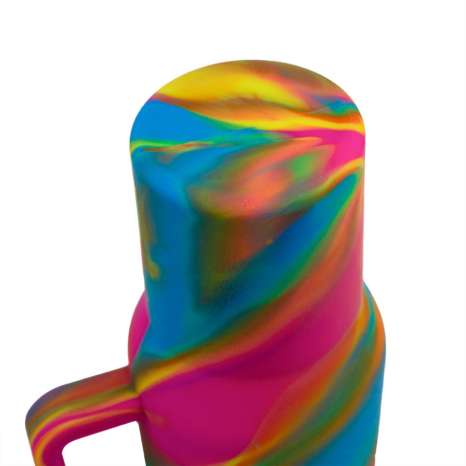 Modern Eco-friendly Silicone Coffee Mug with Handle 40oz High-Temperature Resistant Travel-Friendly Handgrip for Parties manufacture