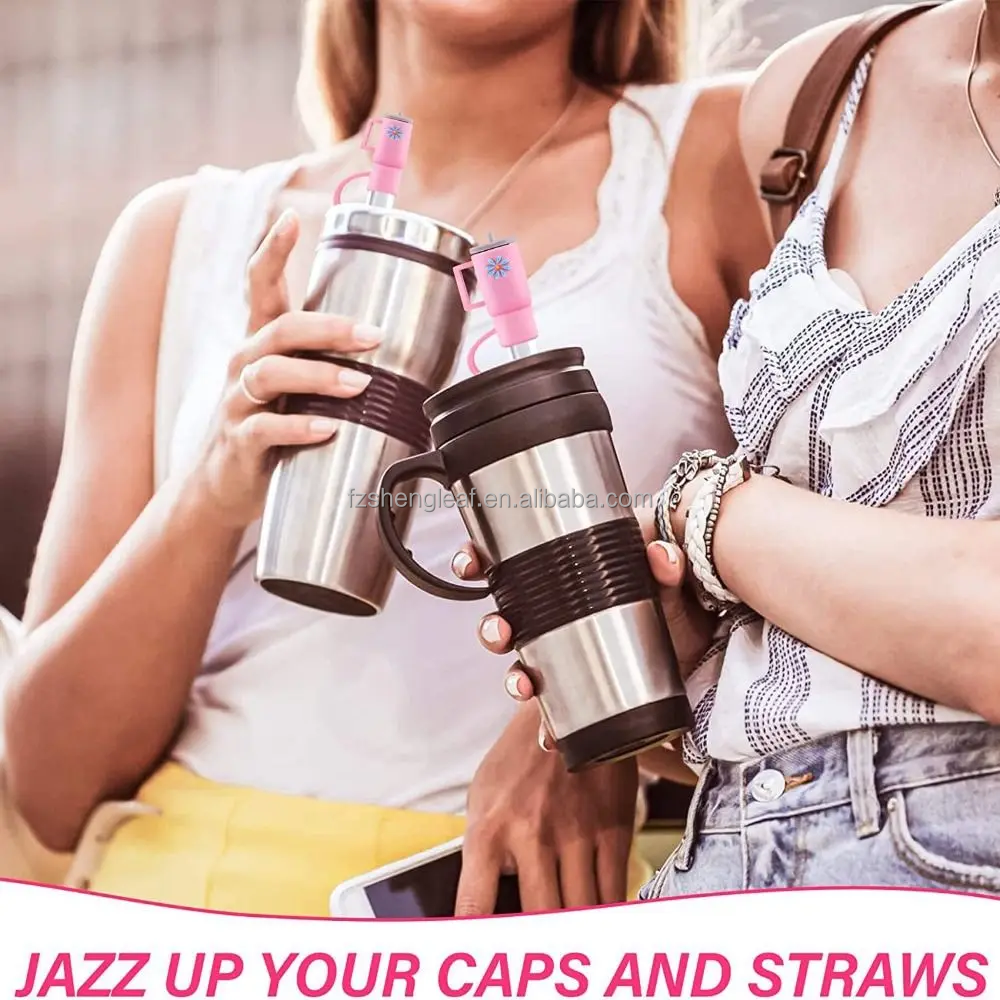 Custom Bulk 8-12mm 10mm Silicone Straw Tips Cover Topper Charm Nurses Cow Boy Hat Bow Reusable Drinking Sport Sneaker factory