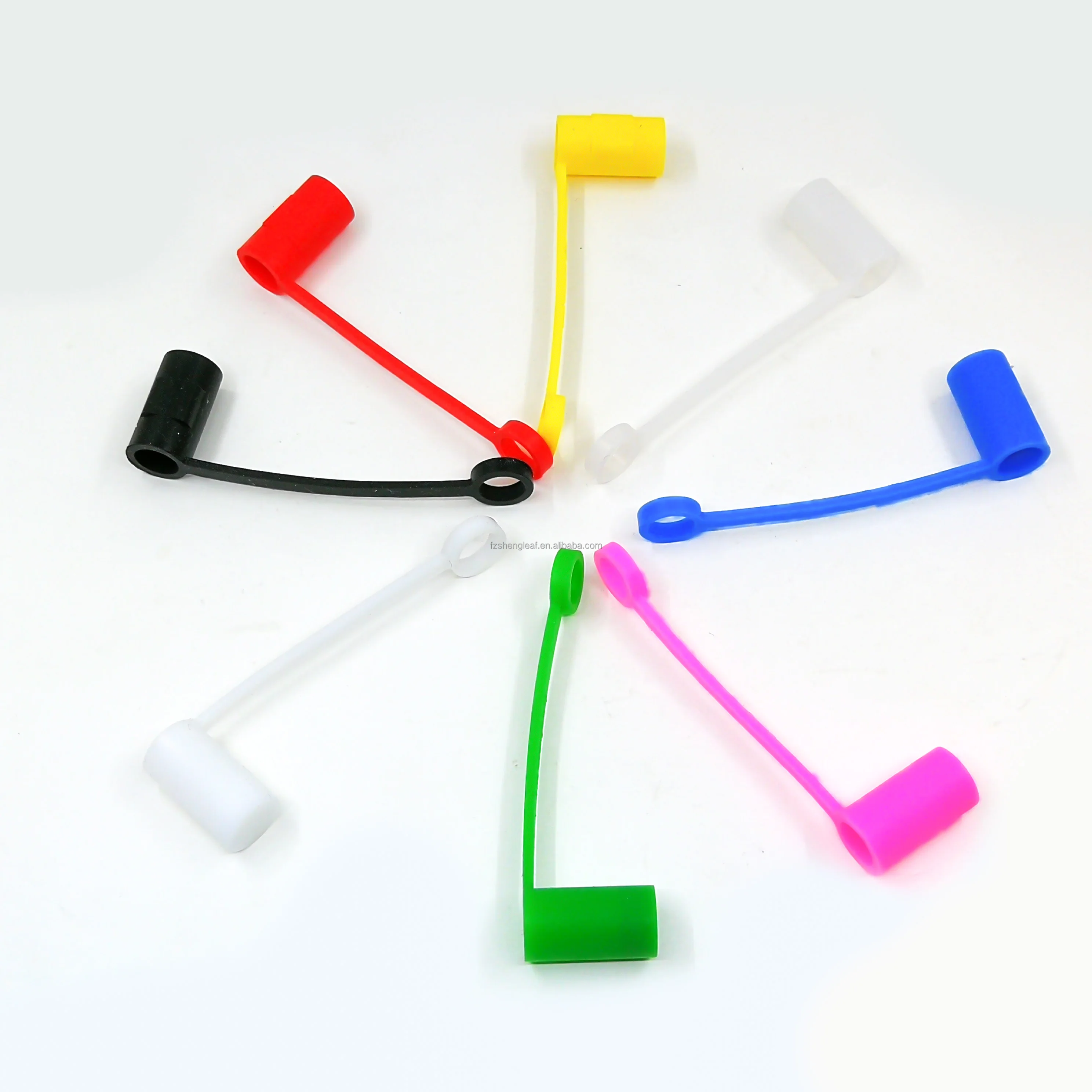 Fit Glass Cup Decoration PVC Silicone Straw Topper Sealing Tools Drinking Dust Cap Splash Proof Plugs Straw Cove details