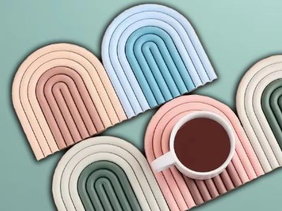 Tikar Alas Minuman Getah Silikon OEM untuk Jenama Label Peribadi