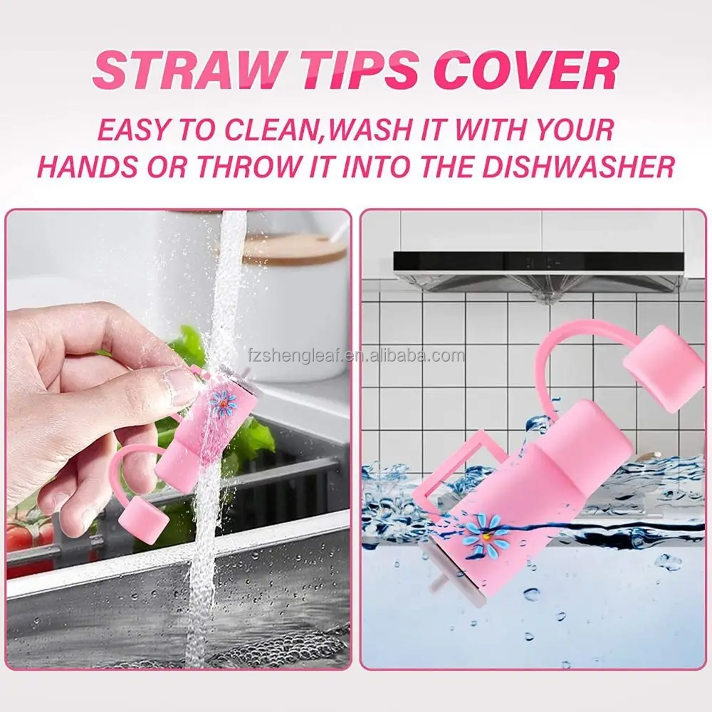 Custom Bulk 8-12mm 10mm Silicone Straw Tips Cover Topper Charm Nurses Cow Boy Hat Bow Reusable Drinking Sport Sneaker supplier