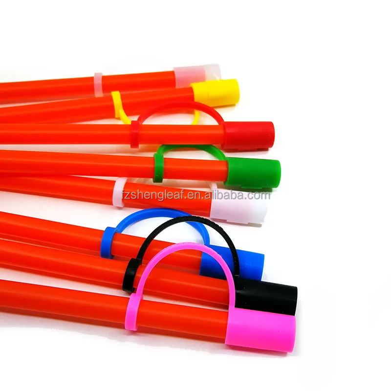 Fit Glass Cup Decoration PVC Silicone Straw Topper Sealing Tools Drinking Dust Cap Splash Proof Plugs Straw Cove manufacture