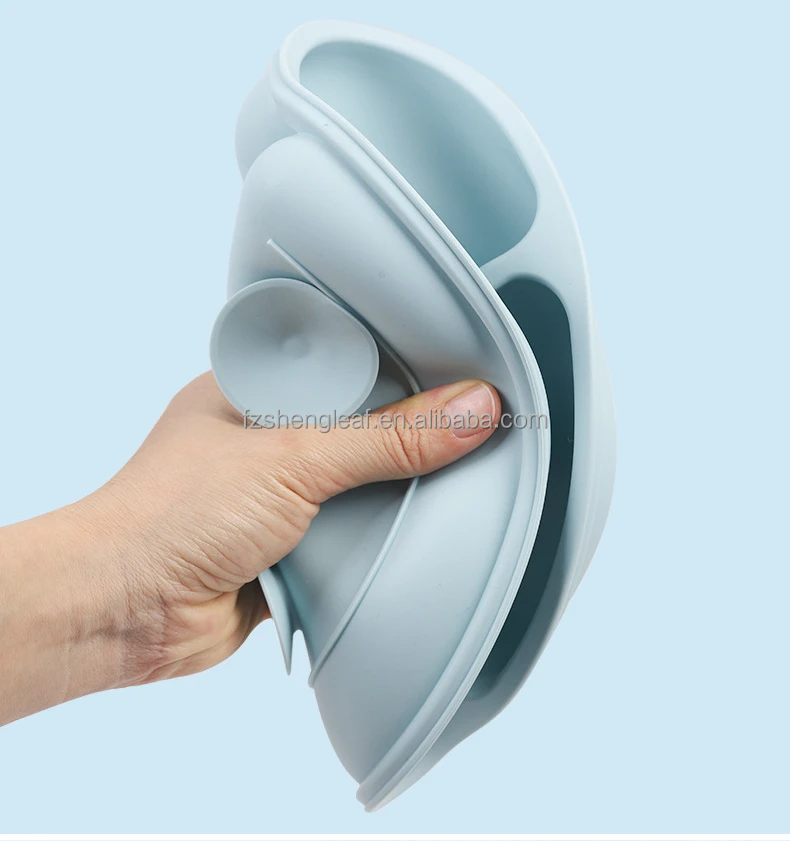 5pcs Non-Slip Silicone Baby Feeding Tableware Set 9pcs Children Dinner Dishes Including Suction Bowl Fork Bibs Kids Dining details