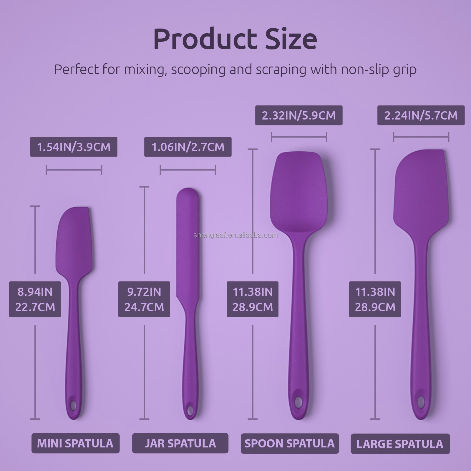 Kitchen Good Cook Baking Accessories Utensils Spatula Cake Scraper Non Stick Butter Spreader Silicone Cookie Spatula manufacture