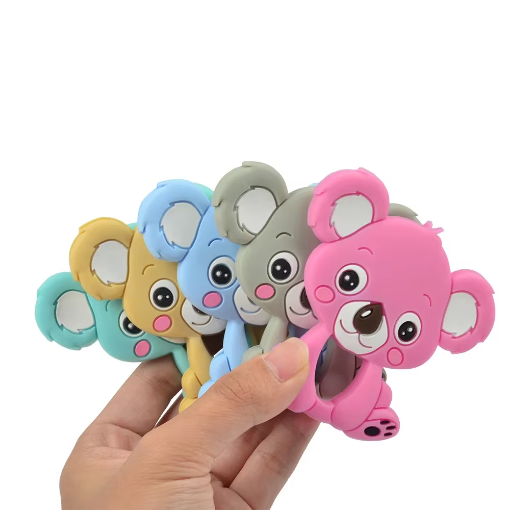 BPA-Free Food Grade Silicone Teether Soft Baby Sensory Toy in Turtle Shape for Teething supplier