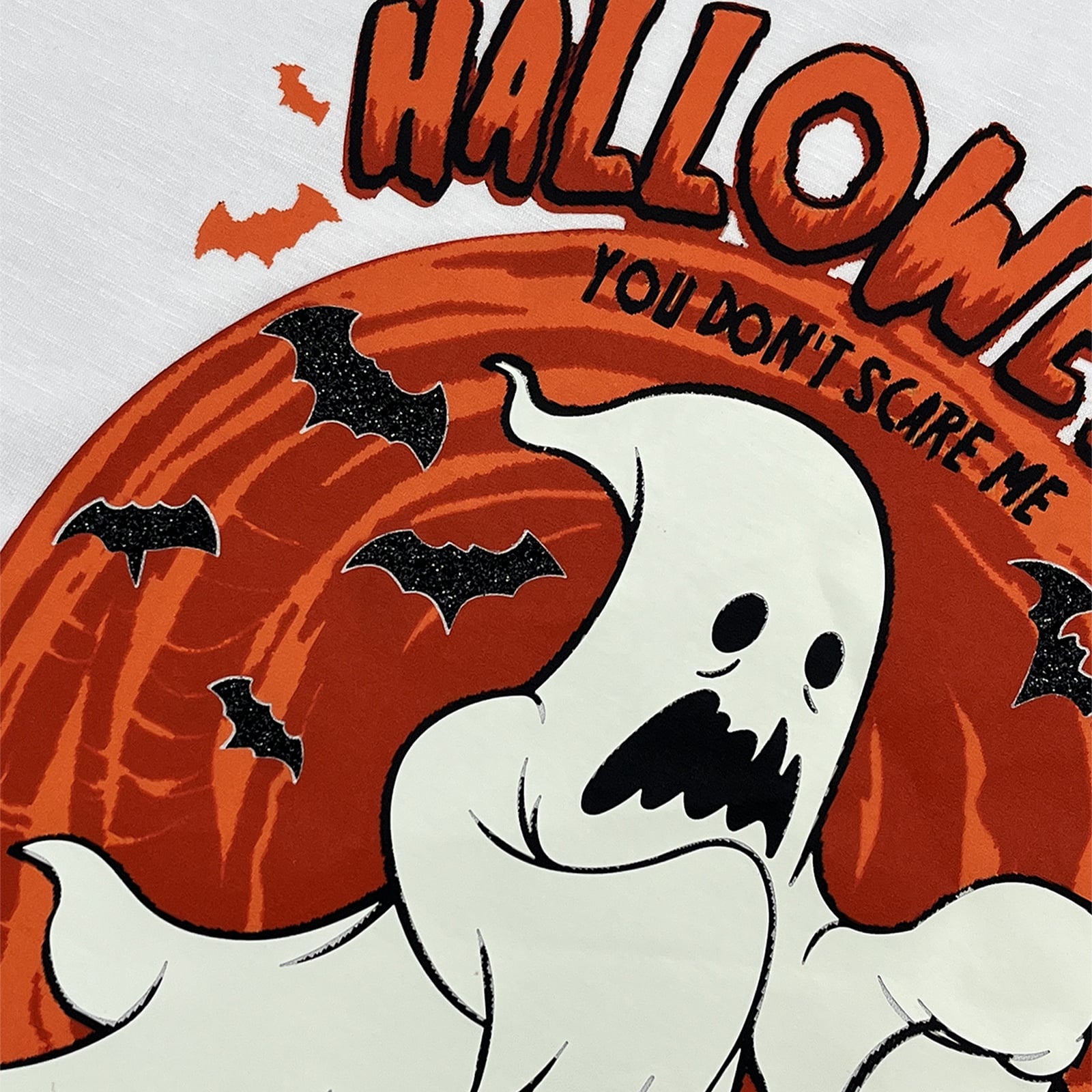 EYD Custom Plastisol Screen Print Luminous Vinyl Film Glitter DTF Heat Transfer Printing for Halloween Costume T-shirt factory