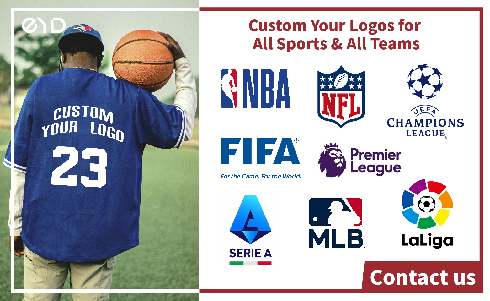 EYD Custom Logos Printing Press Rugby on Patches Rhinestones Dtf Silicone Clothing Iron on Patches Heat Transfer for Clothes manufacture