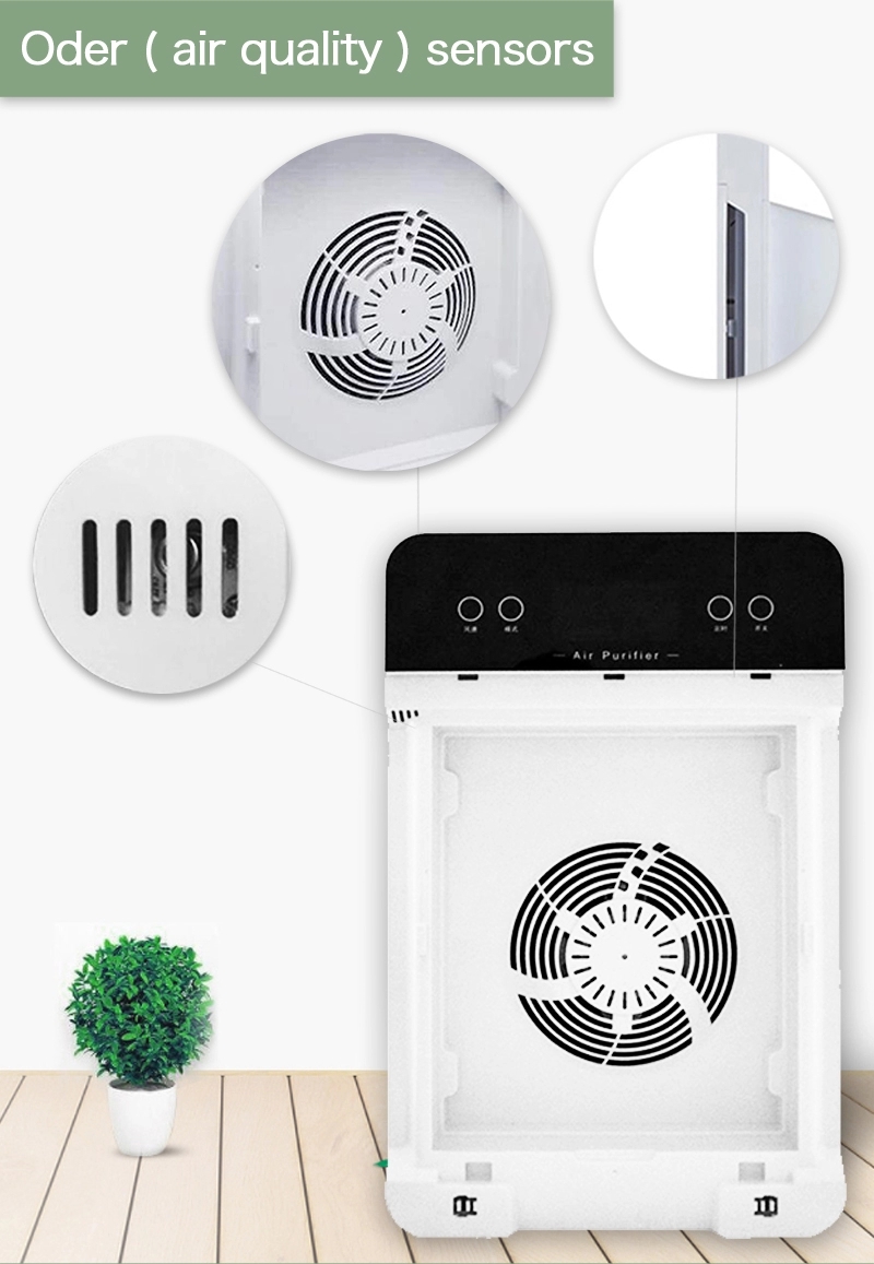 UV Air Purifier HEPA Filter OEM Anion Purifier Ozono Ionizer details