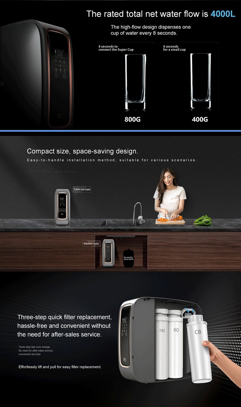 product ur health osmosis water filter system for home drinking 600gpd russia ro water purifier saudiarabia-2