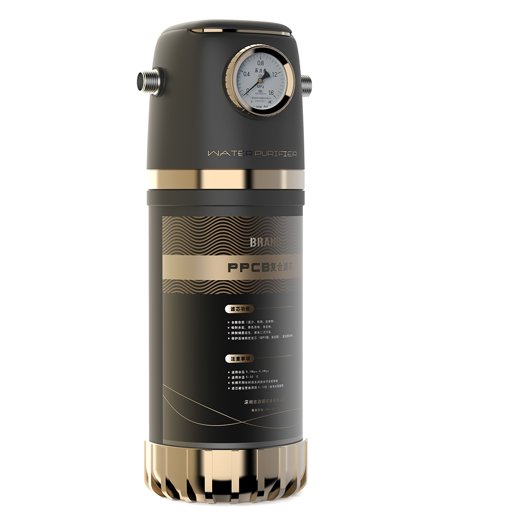 0.5 Micron Activated Carbon Pre-Filter 1.2L/M Manual Lightweight Large Flow Drinking Water System Camping Home Car 18-Month manufacture