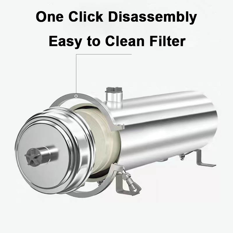 Ur-Health 1000L/H 3000L/H Manual Ultra Filtration Water Purifier 304 Stainless Steel Shell Portable for Household Use manufacture