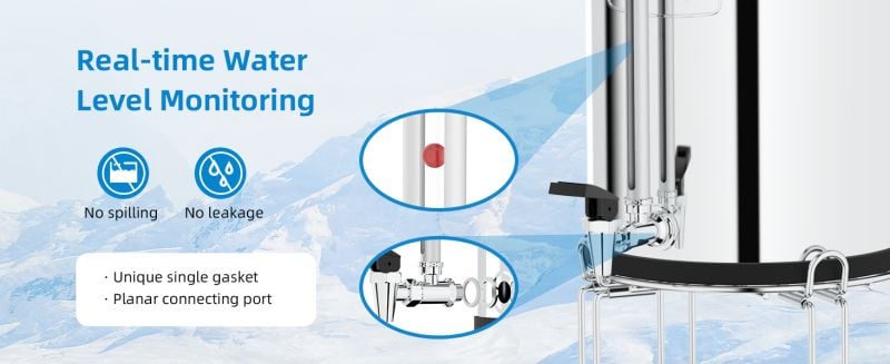 Ur-health Gravity Fed Water Filtration System Stainless Steel Water Filter details