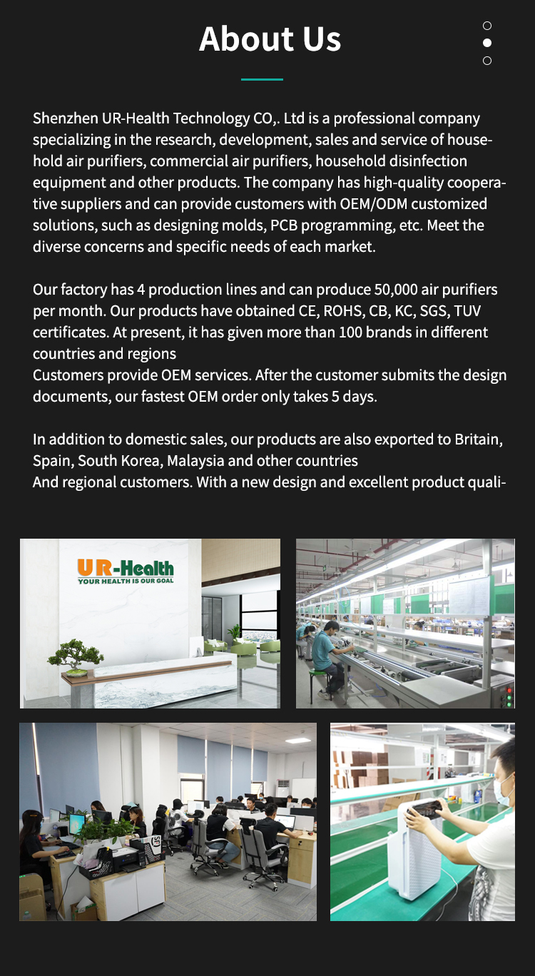 Commercial Air Purifiers Hepa Carbon Plasma Uv Air Purifier Big Area for Hospital Large Area details
