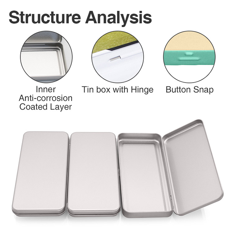 Empty Metal Box Chocolate Gift Packaging Tube Container Can Tin Case Jar Metallic Cookie Tea Tin Candle Tins Box factory