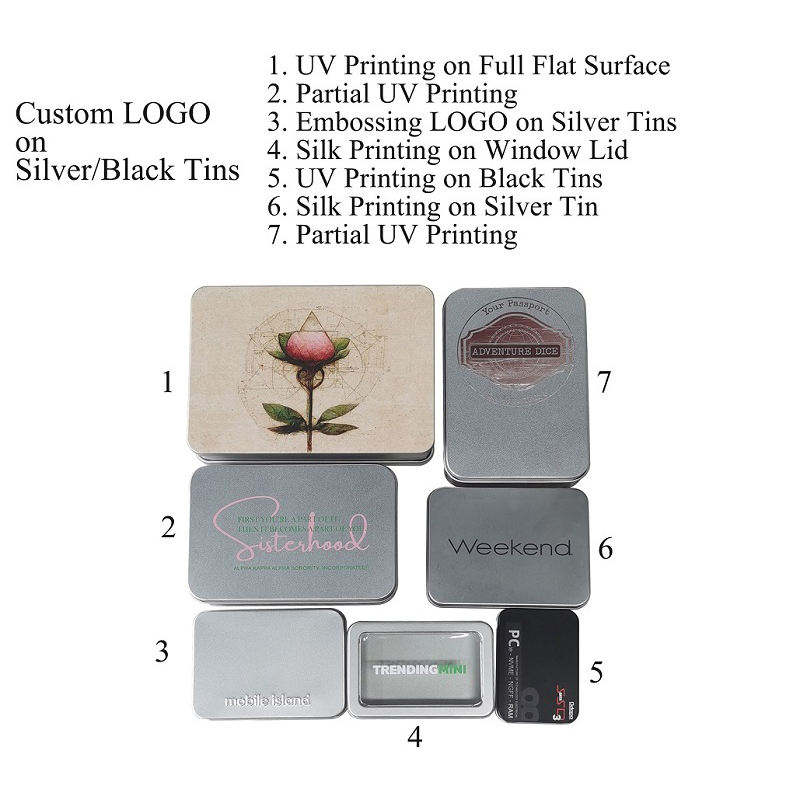 Customized Tinplate Cans Packaging Box Storage Box USB Flash Drive Candy Box Tea Caddy Logo Printing Square Circular Wholesale manufacture