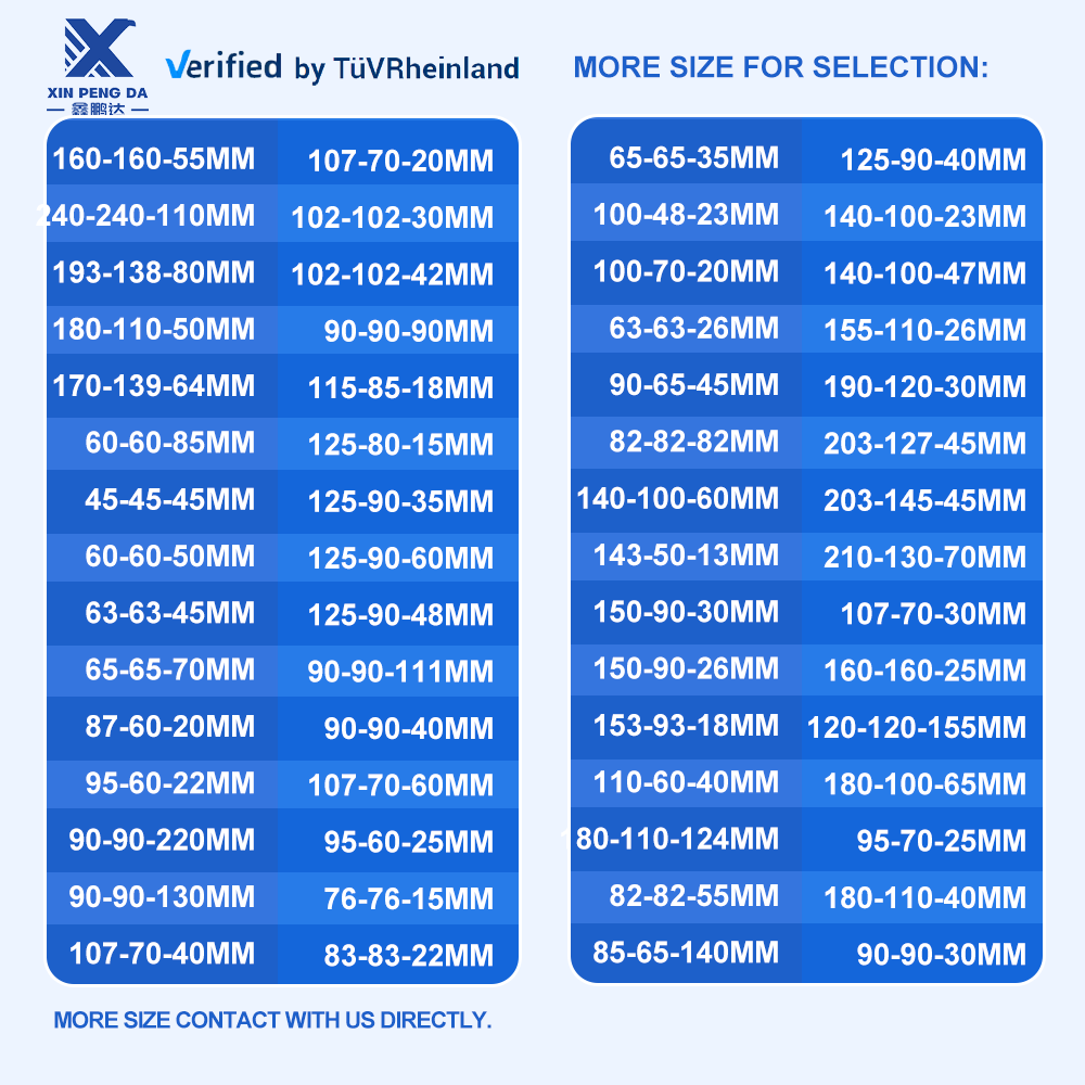 Product dimensions
