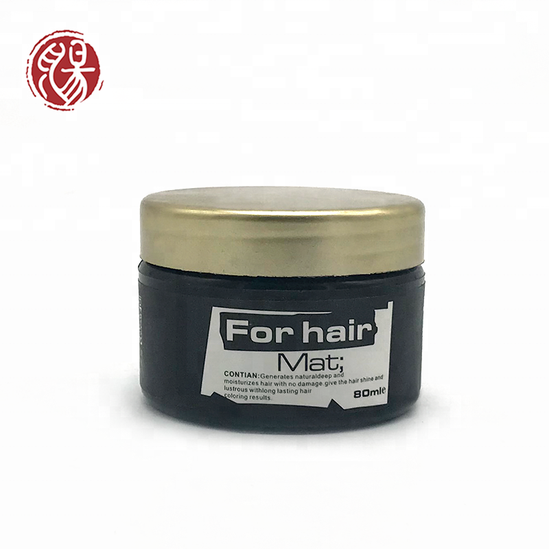 Guangzhou Manufacturer Supply Natural Plant Essence Fashion Strong Lasting Shape Organic Hair Wax For Men Wax For Hair Style supplier