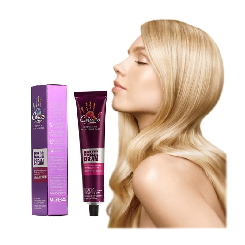 OEM/ODM High Quality Private Label Super Coverage Grey Hair Permanent Hair Color Cream Professional Hair Dye China 100 Ml details