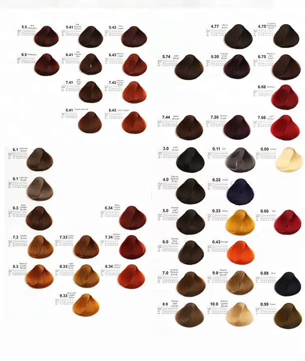 OEM Private Label S&F Professional Salon Low Ammonia Hair Dyeing Herbal Hair Dye Color Cream Permanent Coloring 43 Colour factory
