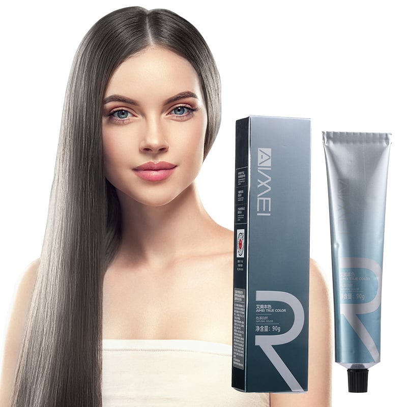 Guangzhou Private Label Low Ammonia Purple Fashion Hair Color Hair Dye Professional Cover Grey Hair for Salon Use manufacture