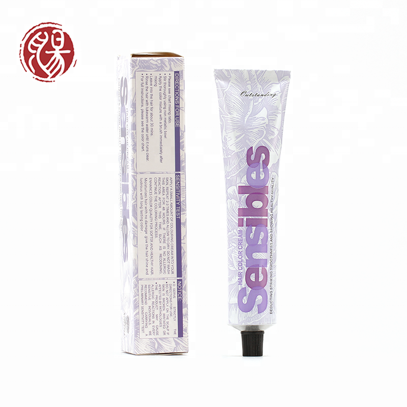 Factory Price OEM Private Label Fashion Color Low Ammonia Permanent Hair Dye Color Cream Professional Salon Use details