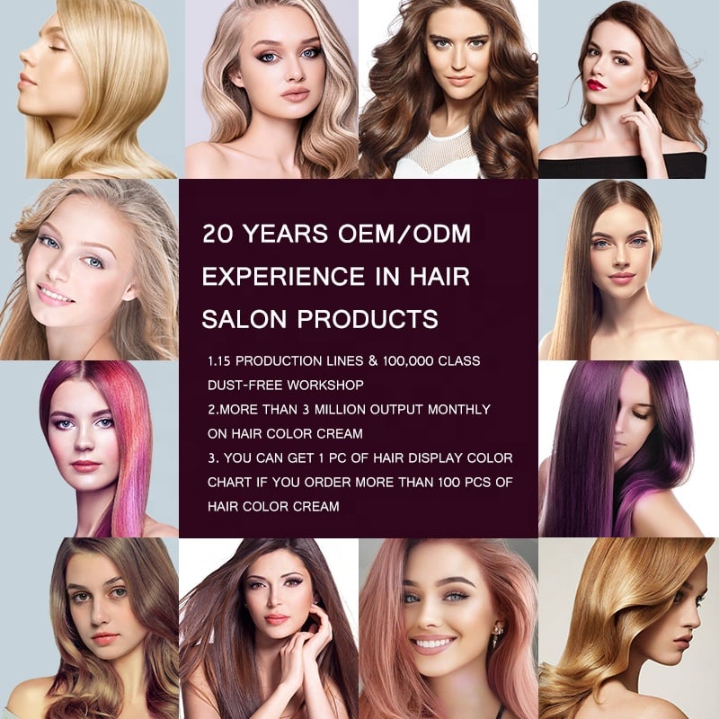 OEM ODM Wholesale CMULB Hot Sale Coloring Products Hair Dye Chic Red Wine Hair Color Cream Black For African Hair Dyeing Cream manufacture