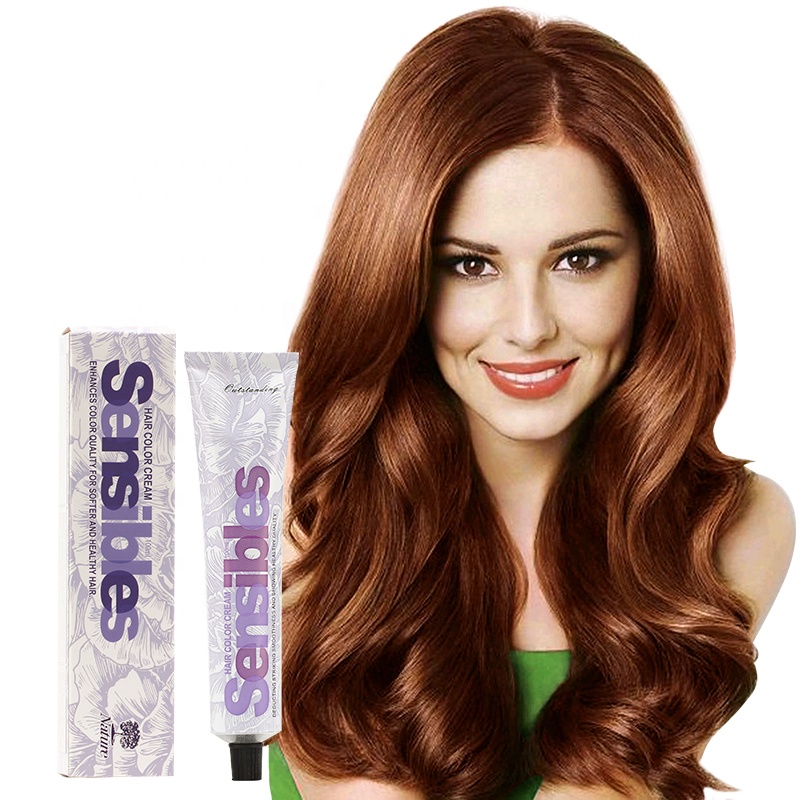 Private Label OEM/ODM Natural 52 Colors Magic Permanent Anti-allergy Hair Color Cream Professional Salon Use factory