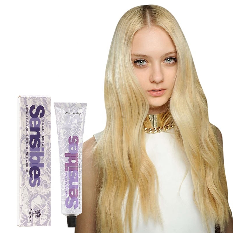 Wholesale Price OEM Private Label Low Ammonia Fashion Permanent Hair Color Cream Professional Salon Use manufacture