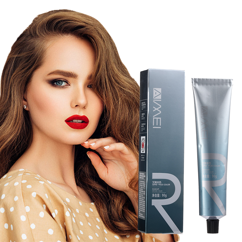 Wholesale OEM Service Private Label Hot Selling Brown Low Ammonia Fashion Hair Color Hair Dye Professional Cover Grey Hair supplier