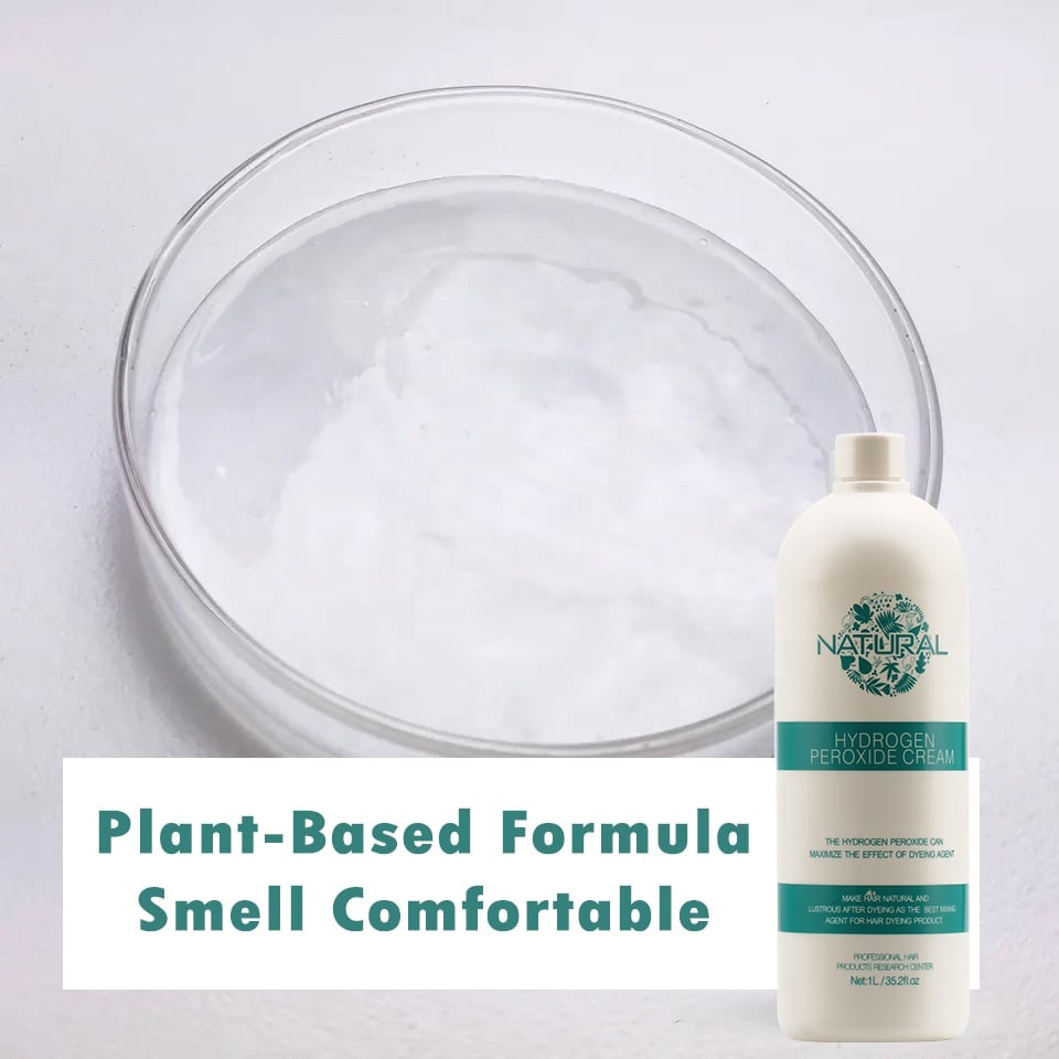 Wholesale Hot Selling OEM Private Label Mild Formula Peroxide Oxidant Cream Mix with Hair Color Cream factory