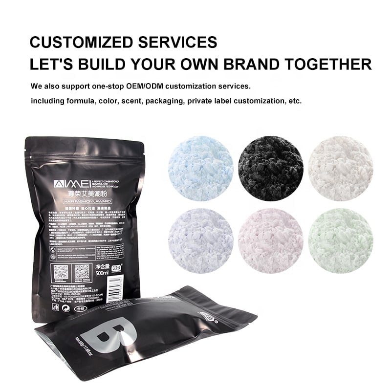 Aimei Professional Salon Hair Bleach Powder Private Label Natural and Healthy Hair Color Dust Free Bleaching Powder in Hair Dye details