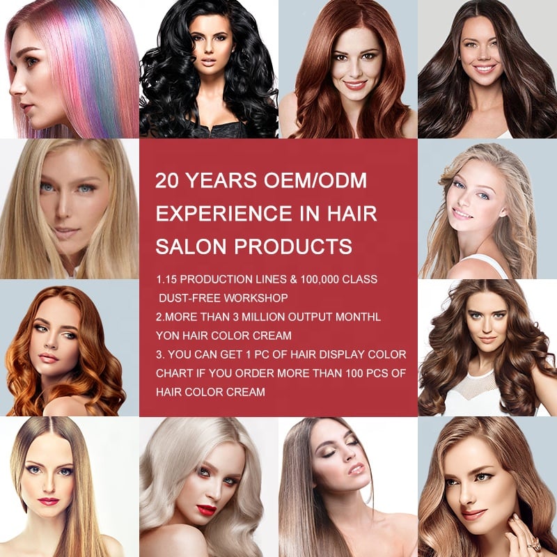 Wholesale Hair Salon Products Low Ammonia Charming Light Blonde Colour Permanent Hair Dye Cream Organic Hair Color Private Label supplier