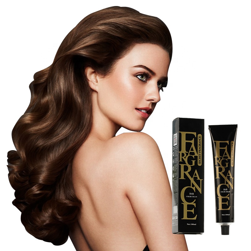Guangzhou Factory Price Best Sellers Products Low Ammonia S&F Hair Dye Hair Color Cream Permanent Cosmetics Dyeing Hair Color details
