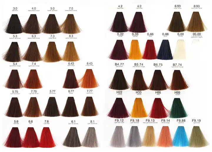 OEM Private Label AIMEI Professional Salon Low Ammonia Dark Blonde hair Dyeing Herbal Hair Dye Color Cream Permanent Coloring supplier