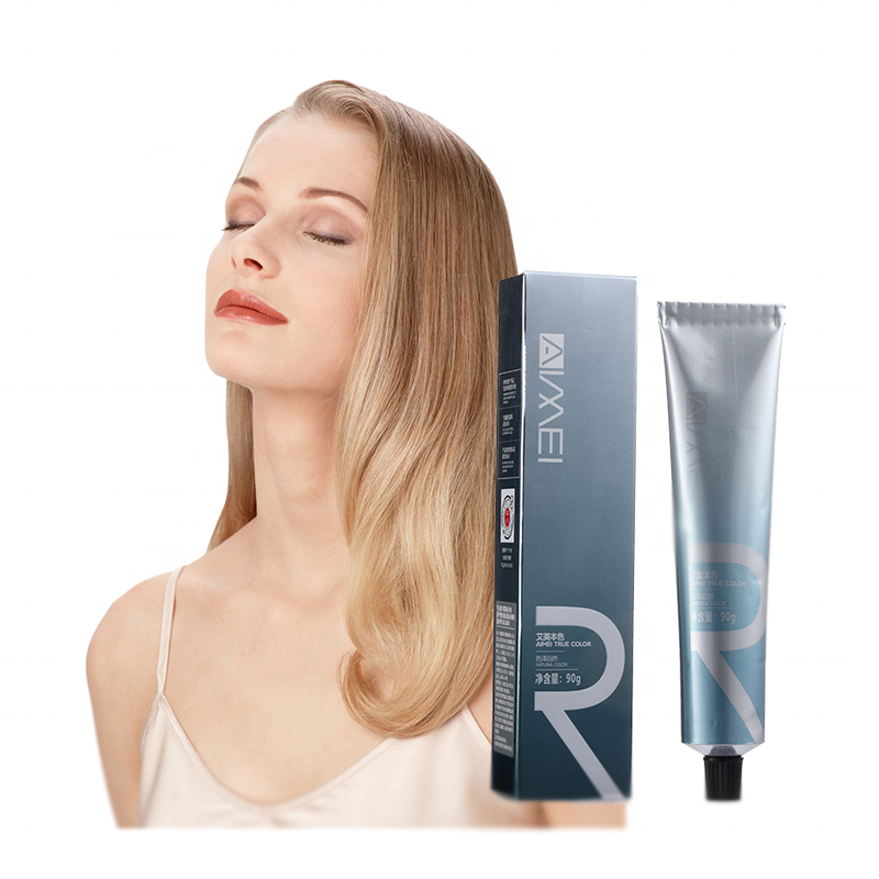 Wholesale Hair Salon Products Low Ammonia Charming Light Blonde Colour Permanent Hair Dye Cream Organic Hair Color Private Label supplier