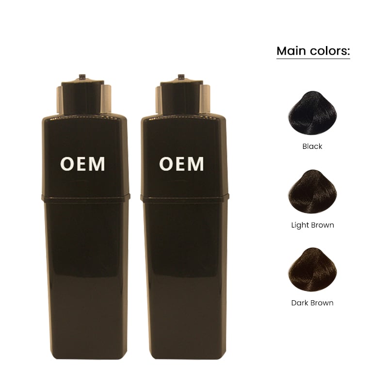 OEM/ODM Private Label Low Ammonia Semi-Permanent Hair Color Shampoo Professional Cover Grey Hair manufacture