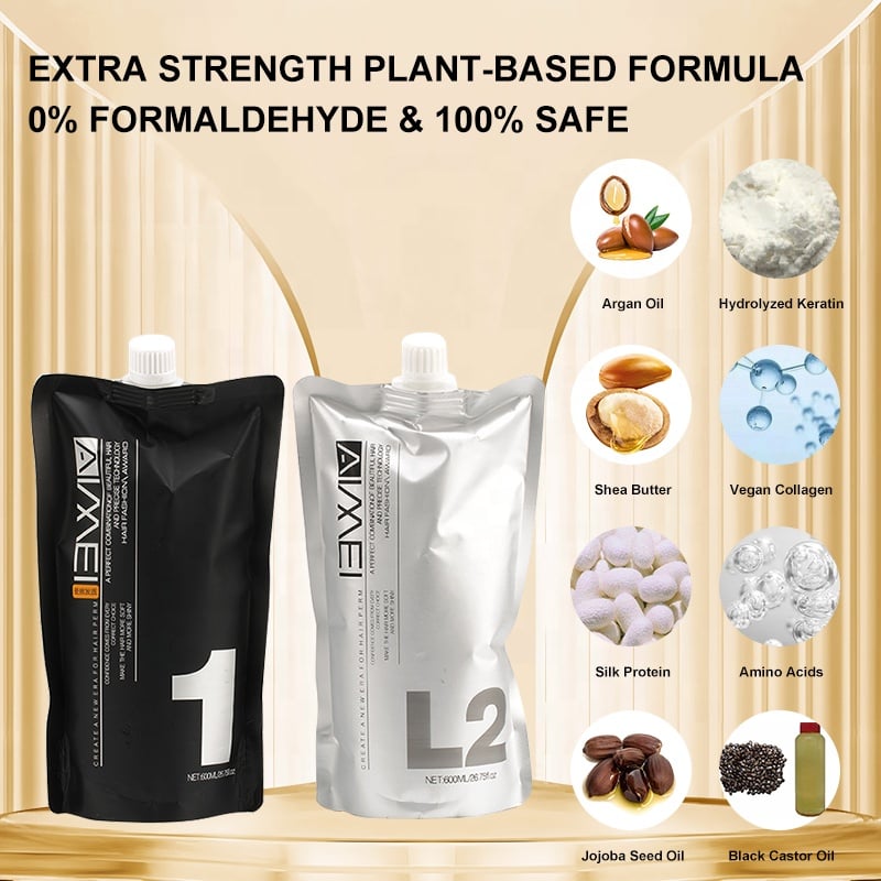 Professional Brazilian Keratin Treatment Collagen Protein Smoothing Straightening Permanent Dry Damaged Hair Rebonding Cream manufacture