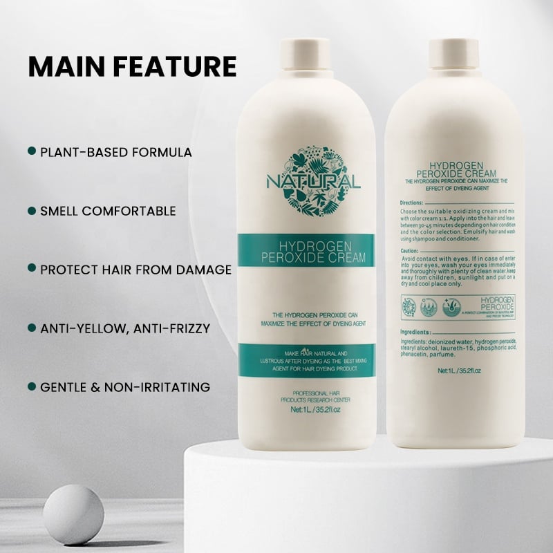 Wholesale Hot Selling OEM Private Label Mild Formula Peroxide Oxidant Cream Mix with Hair Color Cream supplier