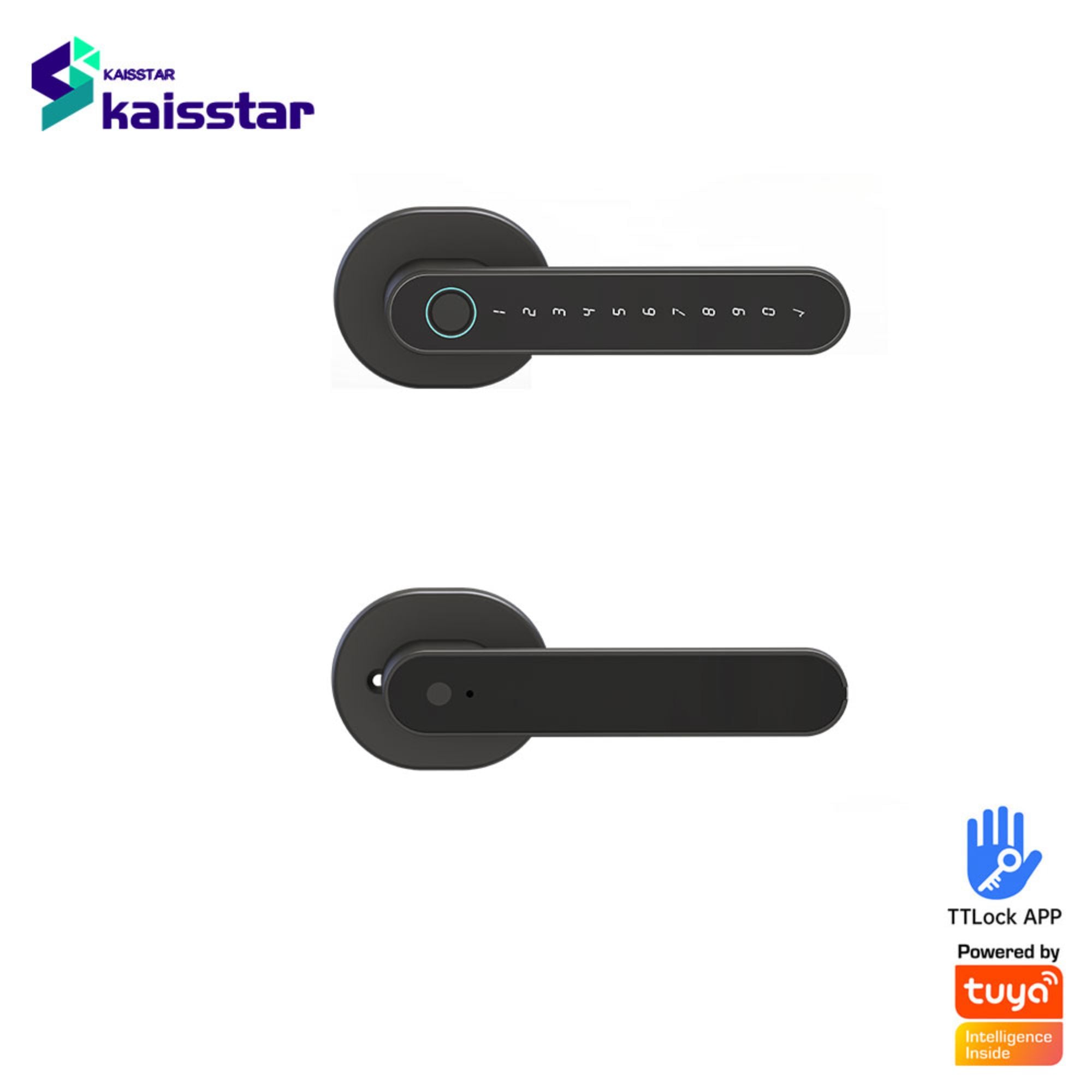 FF03 Home bedroom fingerprint lock Hotel apartment combination lock single tongue lock