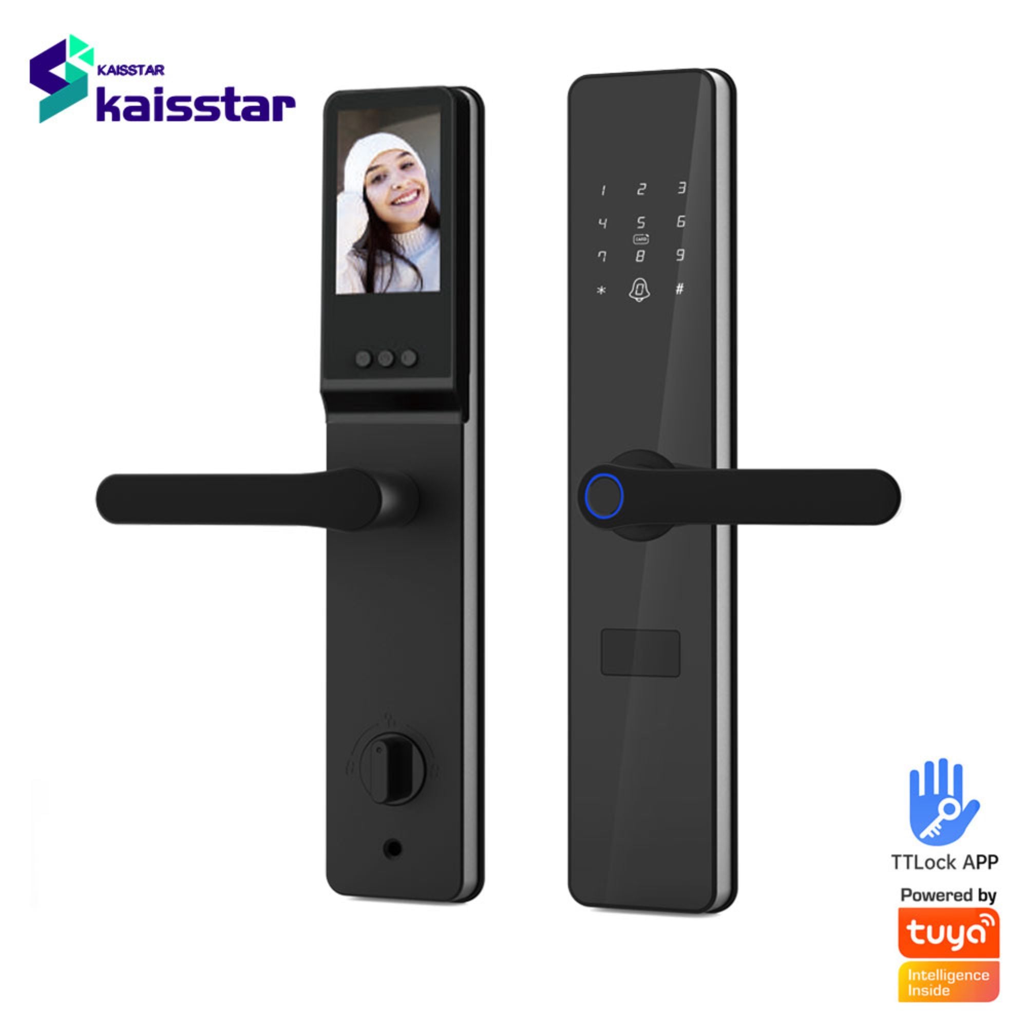 A2-PRO  3D smart lock video fingerprint lock password lock