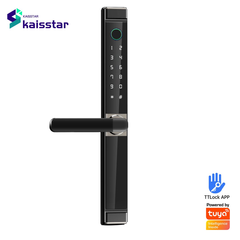 X3 Broken bridge aluminum narrow frame smart door lock TTlock/Tuya smart door lock
