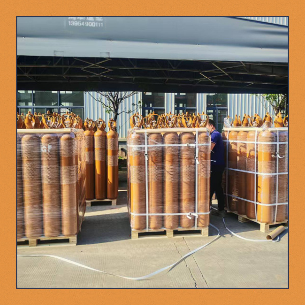 Proper disposal of used and expired NO2 gas bottles.