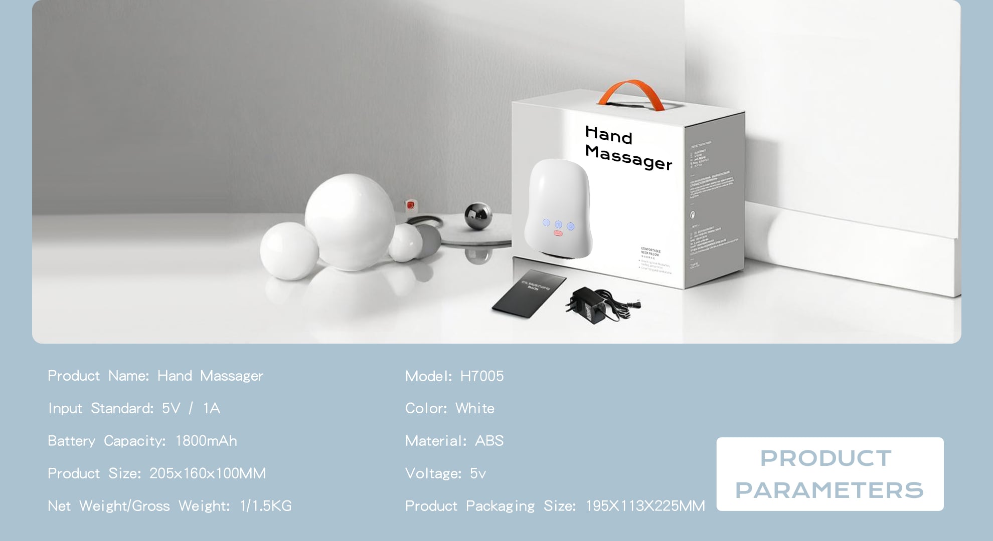 product becozy h7005 best price compact portable rechargeable type c hand massager airbag kneading mode effective reducing joint pain-13