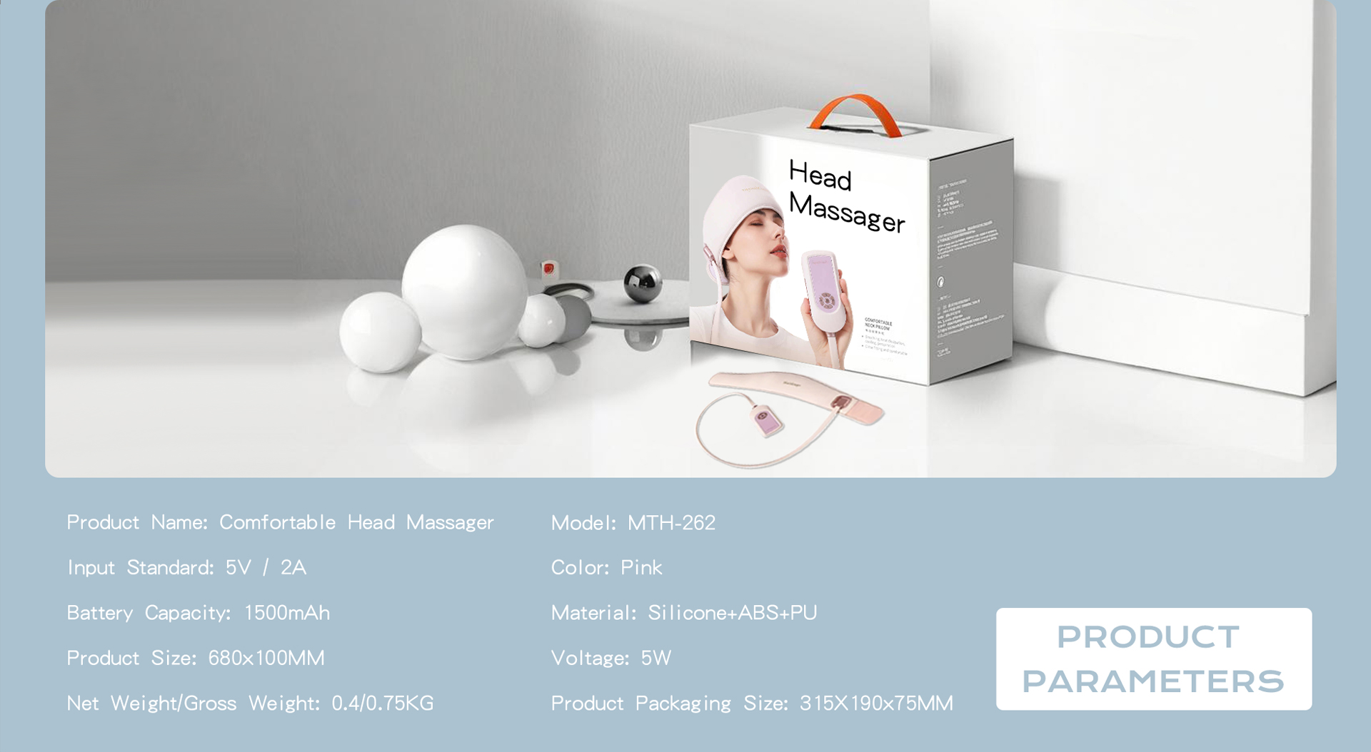 product 6 zone electric head spa equipment heating wrap airbag head massager with scalp relaxing features-13