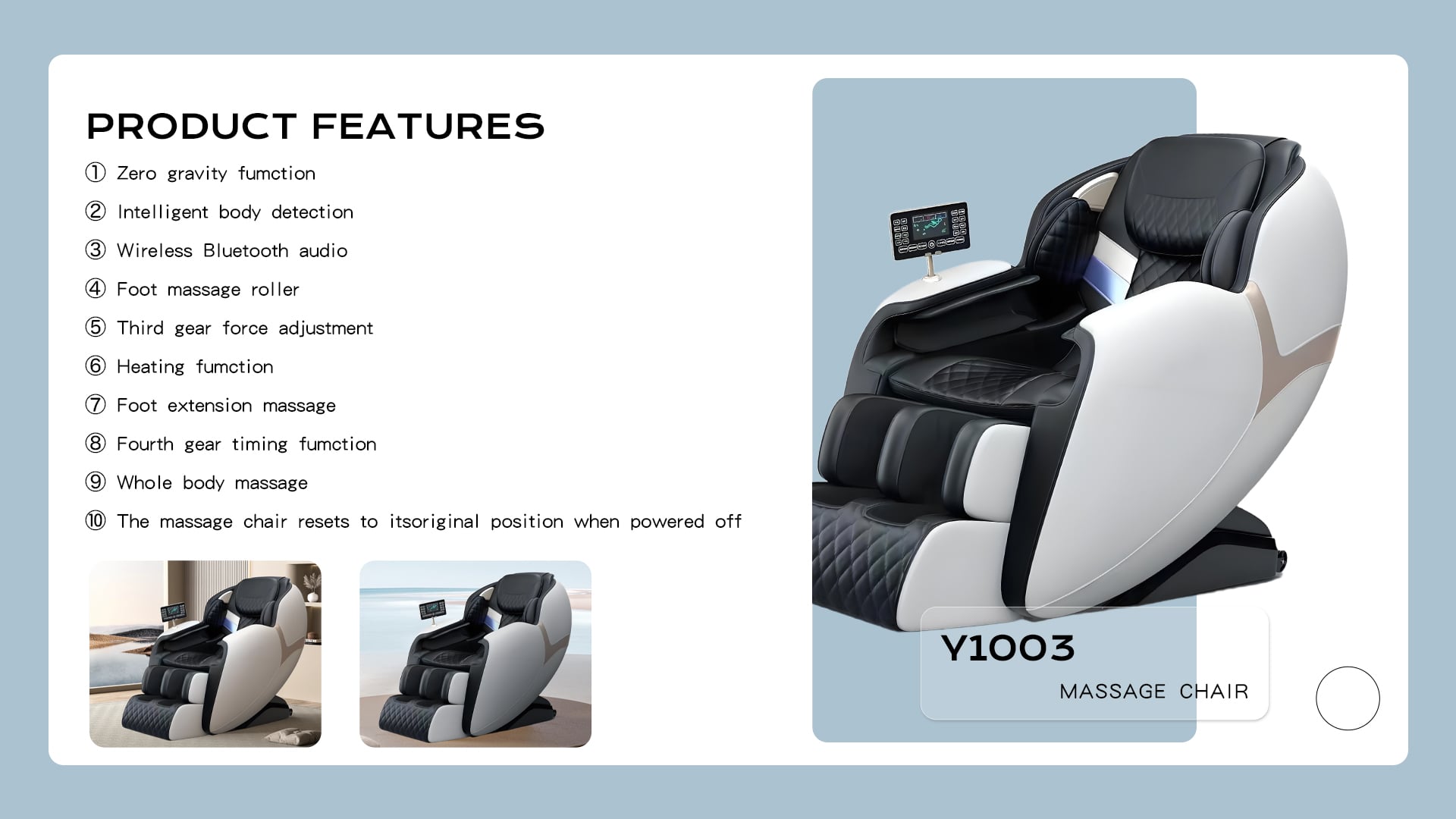 product luxury space capsule 4d movement massage chair guide rail electric design musical function cross border wholesale gift sofa-12