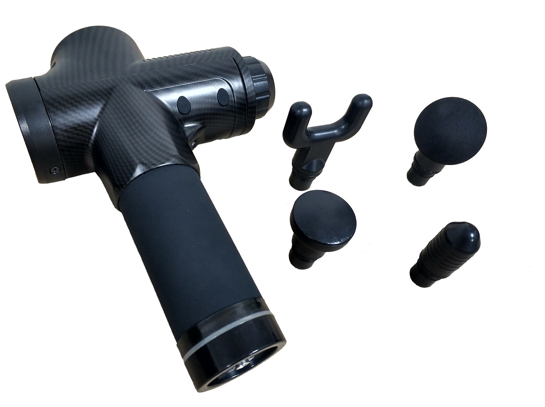 product high speed handheld cordless sports massage gun with 30 speed levels  4 massage heads for full body pain relief-4