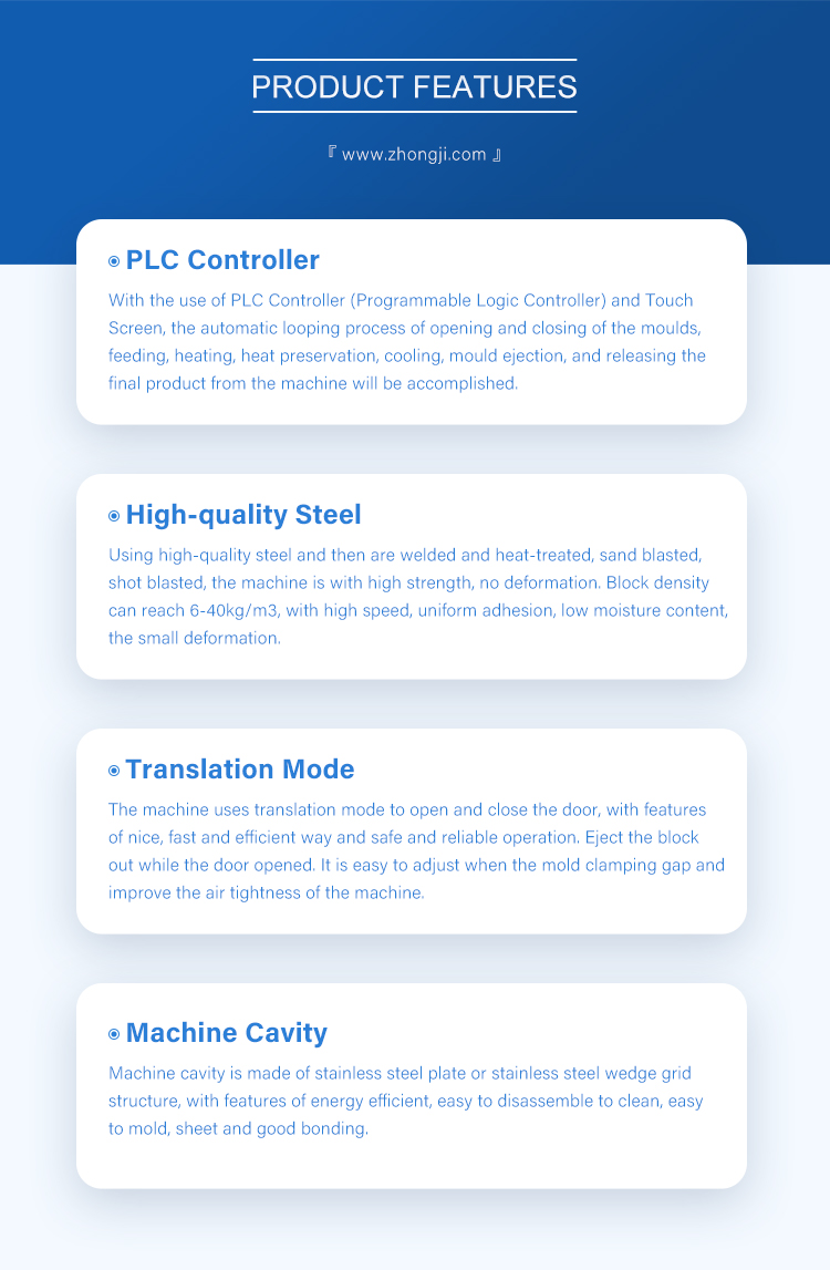 Energy Efficient Polystyrene Vacuum Block Molding Machine supplier