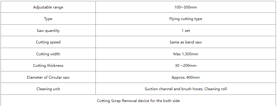 Top Seller High Quality Cross Cutter by Band Saw & Disk Saw for Overlapping Cutting for Roof Panel factory
