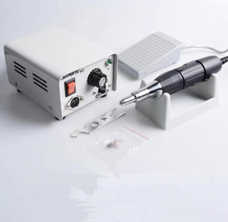 Dental micromotor 90 Engraving machine Polishing Dental material grinding details