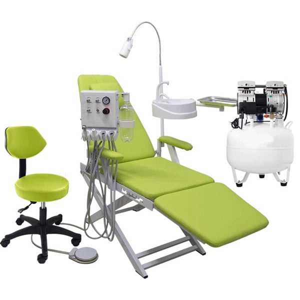 Portable Dental Unit with Compressor for On-The-Go Treatmen